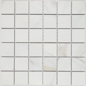 Calacatta 2x2 Square Mosaic